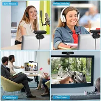 4K Webcam 1080P 30fps Mini Video Camera for PC Autofocus Computer Web Cam EMEET Nova USB Camera with Mics for Conference/Meeting