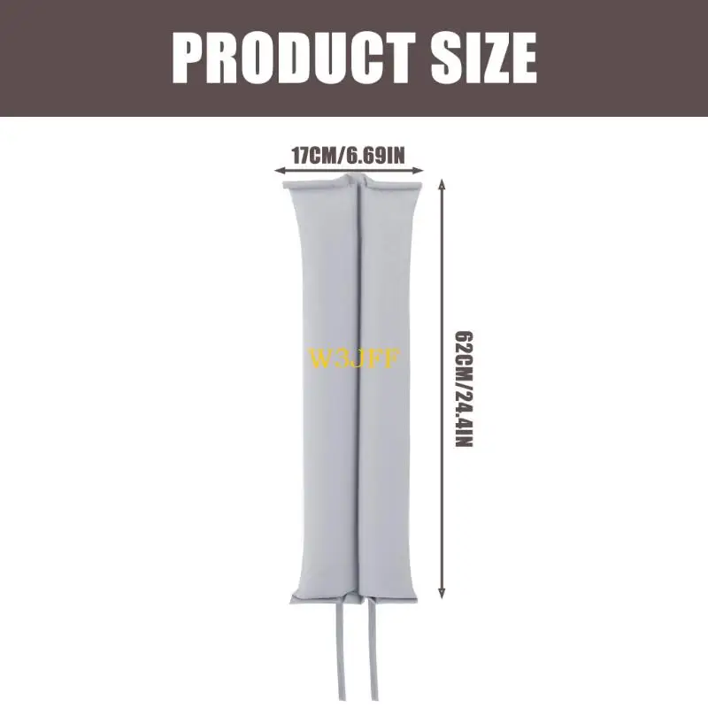 قطعتان من بطانات الحماية السميكة من W3JF لقضبان السرير تمنع مخاطر الانحباس