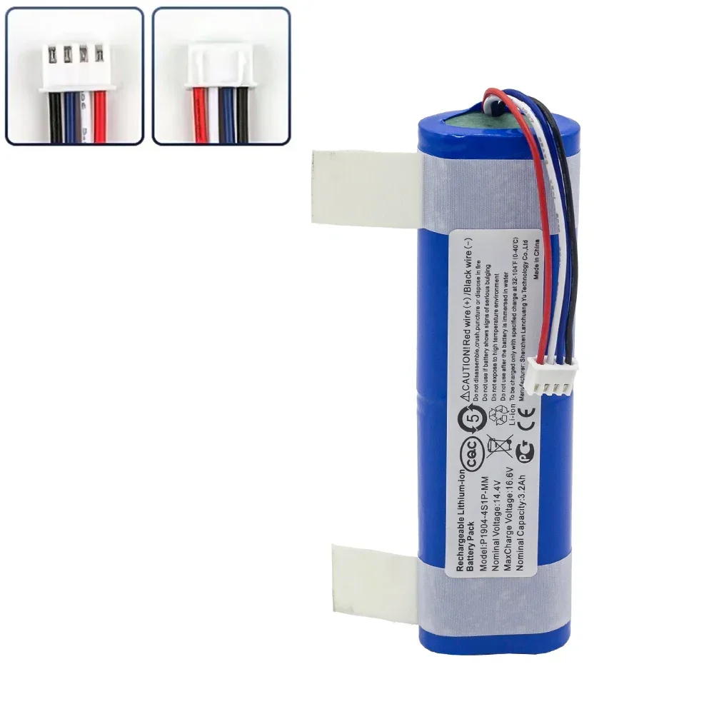 new Accessories For Xiaomi Mi Robot Vacuum Mop 2 XMSTJQR2C STYTJ03ZHM 2C Replacement Batteries14.4V 2600mAh Battery Pack