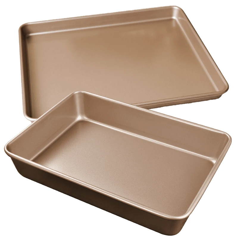 32,5 cm Tiefe Quadratische Kuchenform Brot-Brötchen-Keks-Backblech Pfanne Form für Gebäck und Kochen