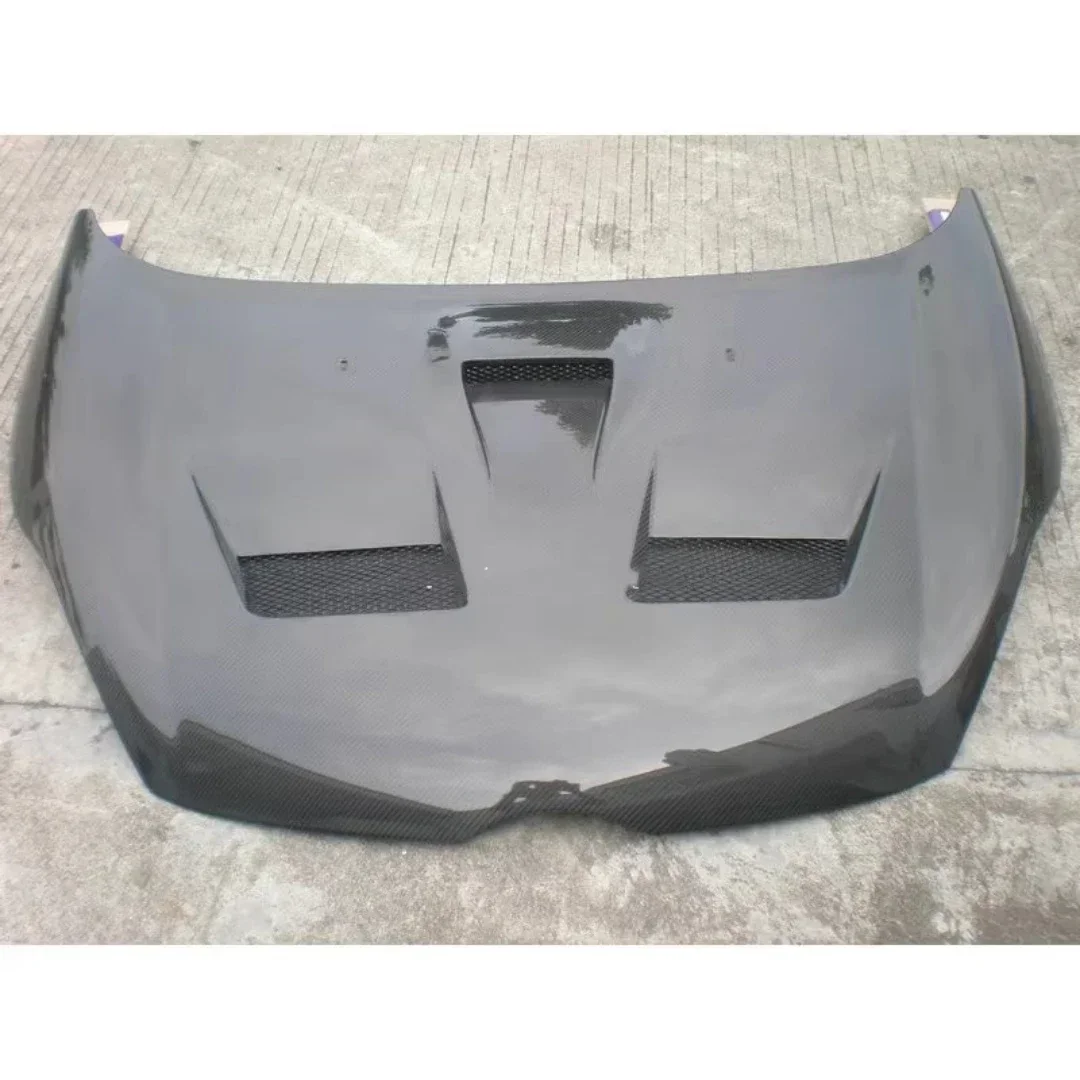 Body Kit Carbon Fiber Engine Hood Engine Cover for Ford Fiesta EVO 2009 2010 2011 2012 modified Auto Accessories