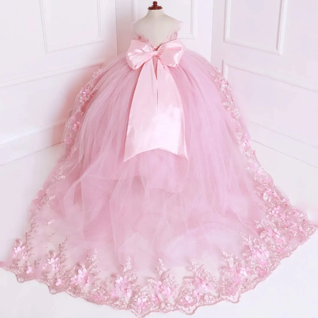 abito-da-damigella-personalizzato-rosa-con-applicazioni-floreali-in-tulle-e-pizzo-con-fiocco-per-matrimonio-compleanno-ballo-di-fine-anno-festa-serale-banchetto-abito-da-ballo