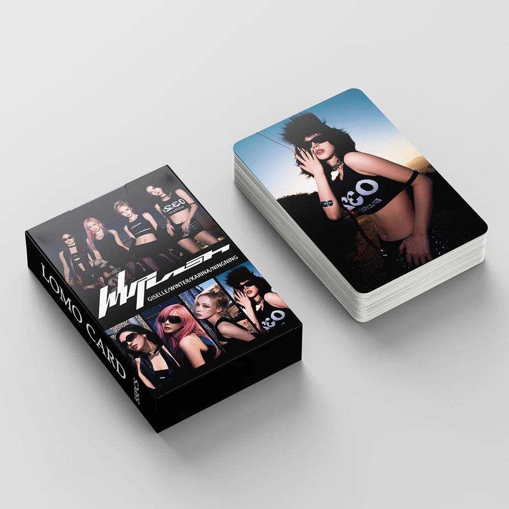 Kpop Novo Álbum Lomo Cartões, HD Photocards, Meninas Cartão Foto para Coleção, Fãs Presente, 55Pcs por Conjunto