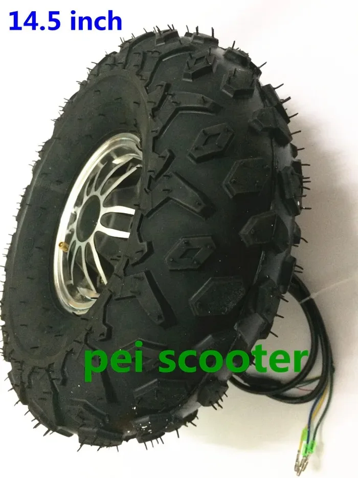 14.5 inch 14.5 inches tyre single axle dc scooter hub wheel motor with 14.5/70-6 tire can be customized phub-172