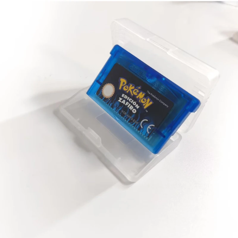 Cartucho de videojuego GBA de 32 بت، سلسلة بوكيمون (الزمرد/الأحمر fuego/LeafGreen/Ruby/Sapphire)، الإصدار ESP، regalo para niños #4