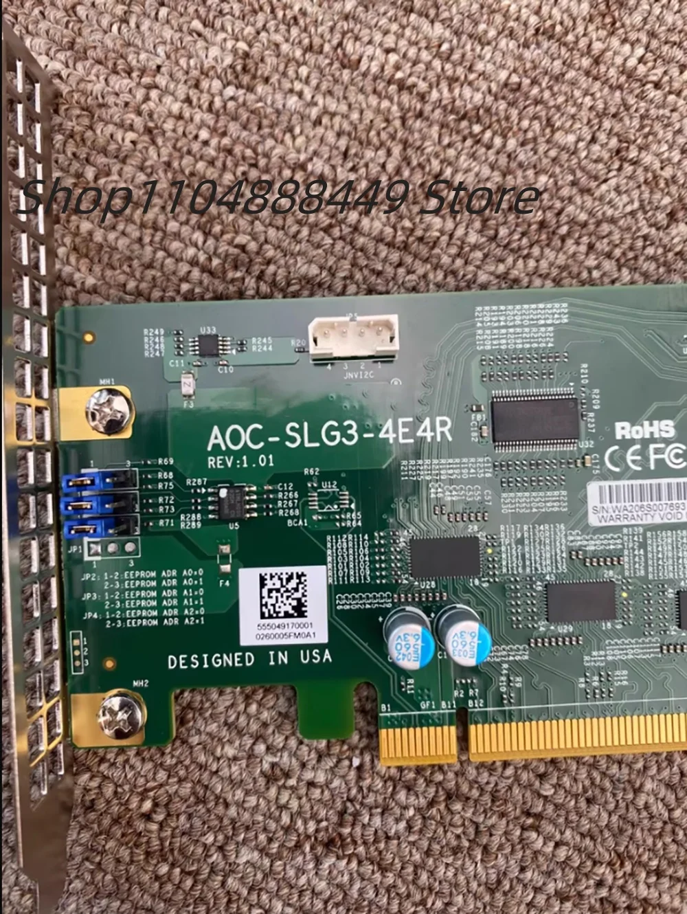 AOC-SLG3-4E4R U.2 adapter card