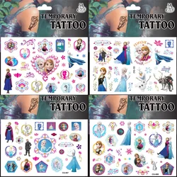 Disney Waterproof Tattoo Stickers Cute Frozen Stickers Anime Sticker Birthday Party Supplies Decoration Kids Gift