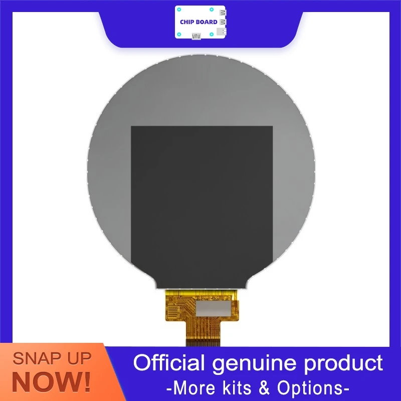 Tela LCD TFT circular VIEWE de 4 polegadas, 720 × 720, interface MIPI DSI com placa de driver HDMI
