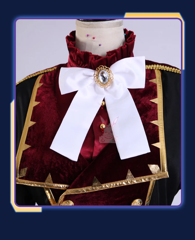 Ensemble Stars Walküre Nito Nazuna Cosplay Kostüm Perücke Theater Elegante Uniform Bühne Singen Kleidung Halloween Rollenspiel Anzug