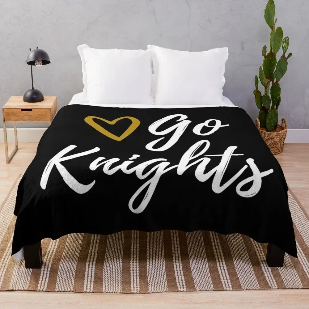 Go Knights Throw Blanket Thermal For Sofa Thin Blankets