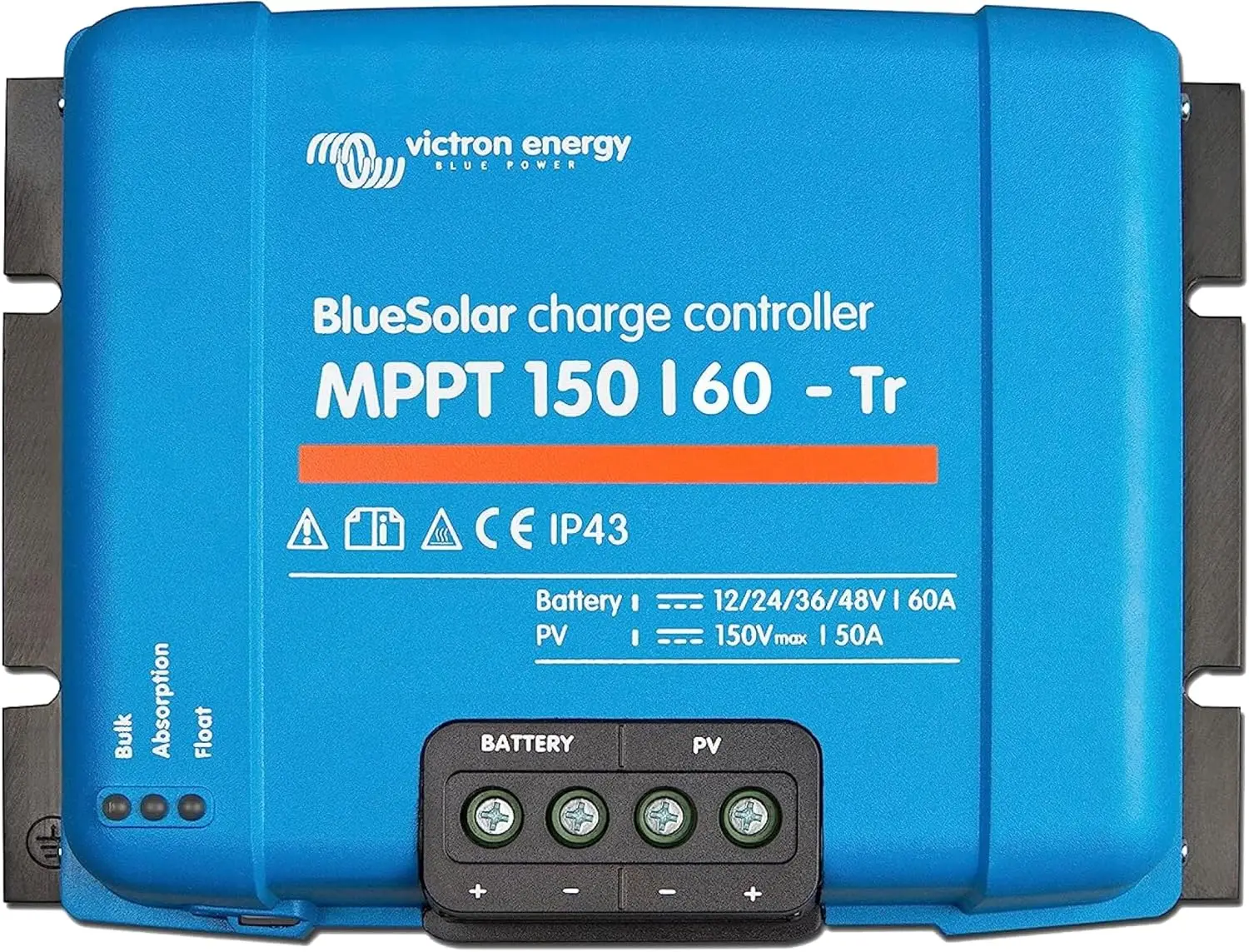 

Bluesolar Mppt Tr Solar Charge Controller - Charge Controllers For Solar Panels - 150V, 60 Amp, 12/24/36/48-Volt