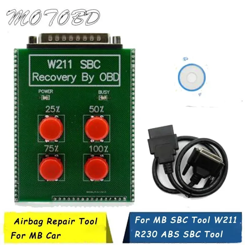 For Benz OBD2 RESET W211 R230 ABS SBC Tool Repair Code C249f for MB Obd Reset Tool Sbc Repair Tool