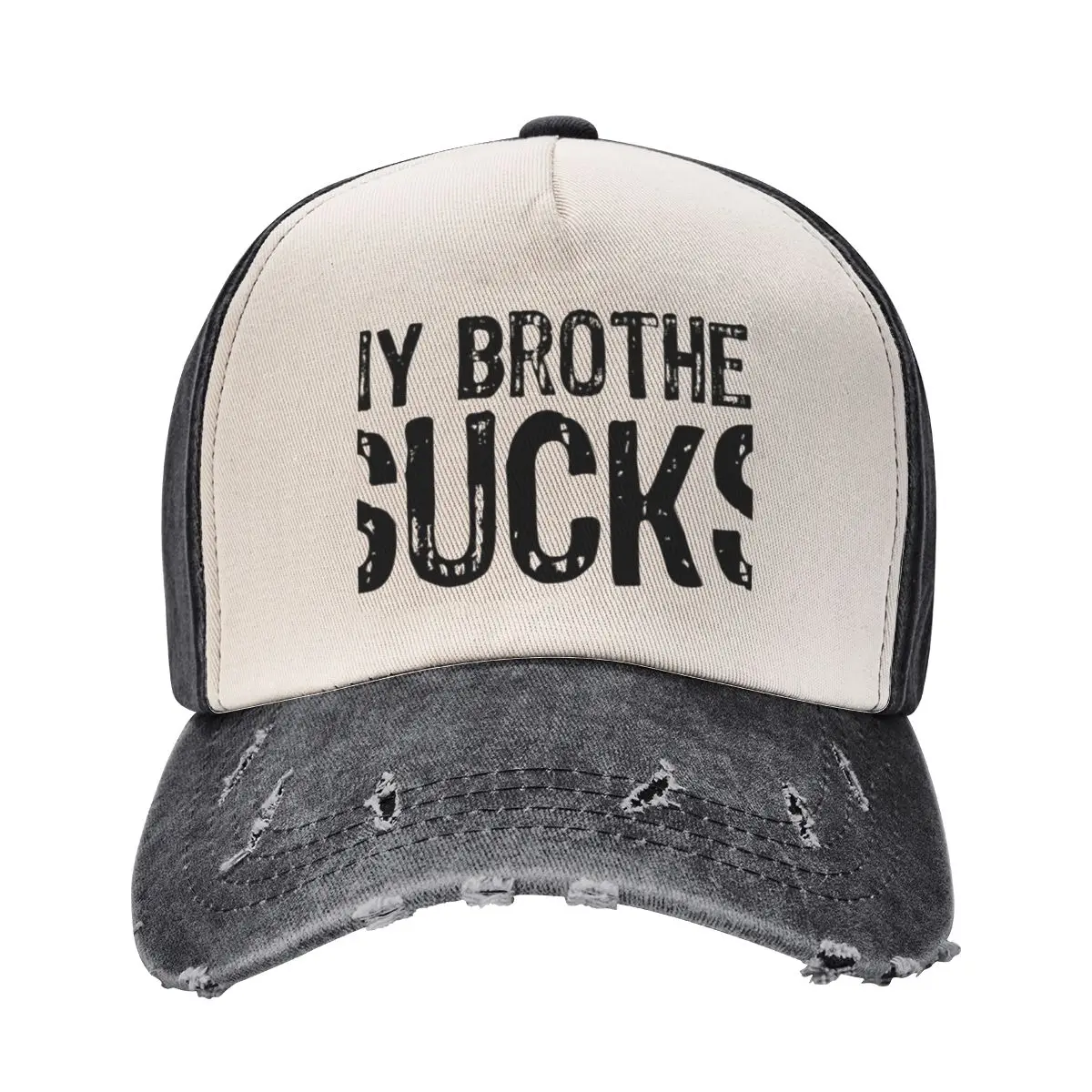 My Brother Sucks Baseball Cap Golf Big Size Hat Streetwear Woman Hats Men's