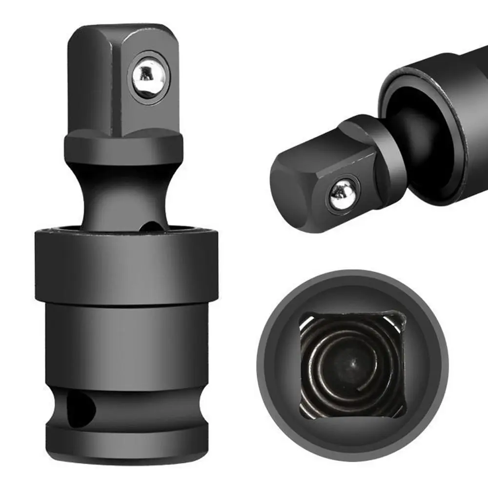 

Durable 360 Degree Swivel Impact Socket 1/2inch Drive Extension Air Wobble Sleeve Adapter U Knuckle Joint