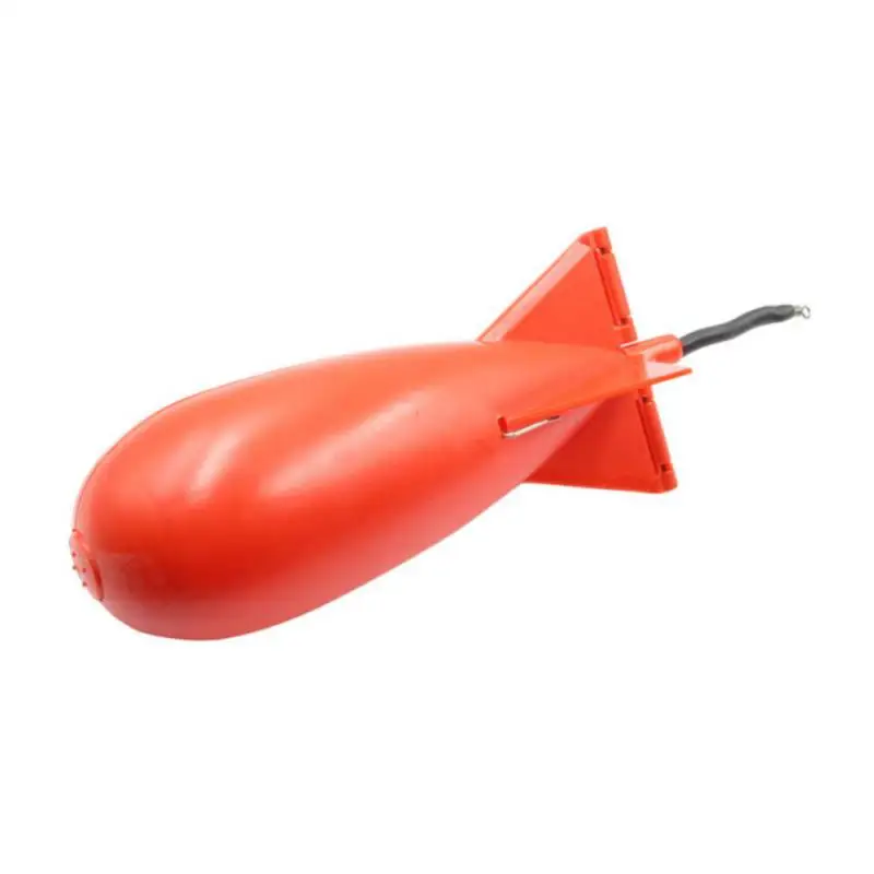 Fishing Spomb Rocket Shape Spod Fishing Feeder Float Bait Holder Attract Carp Accessory Universal Automatic Fishing Float New