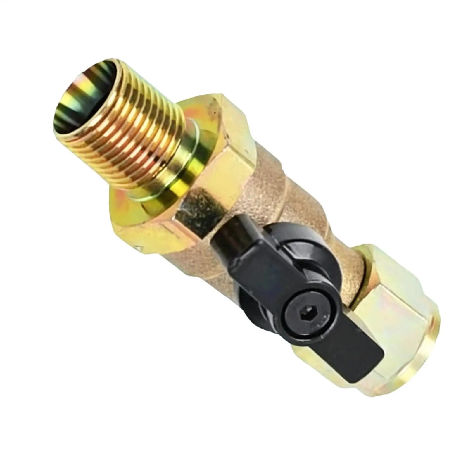 18mm Thread Front Wheel Air Brake Cut Off Valve Metal Replacement Air Brake Control Valve for Truck Vehicle Repair Maintenance