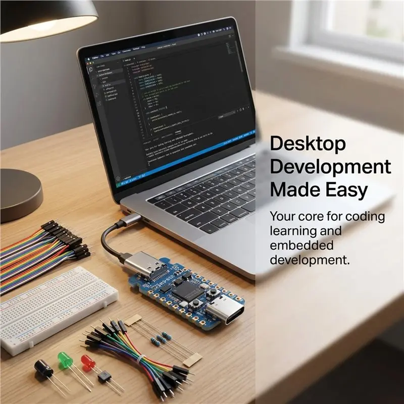 B92B-RP2350A For Raspberry Pi RP2350-USB-Cm Mini Development Board Dual Core Dual Architecture Microcontroller Dev Board