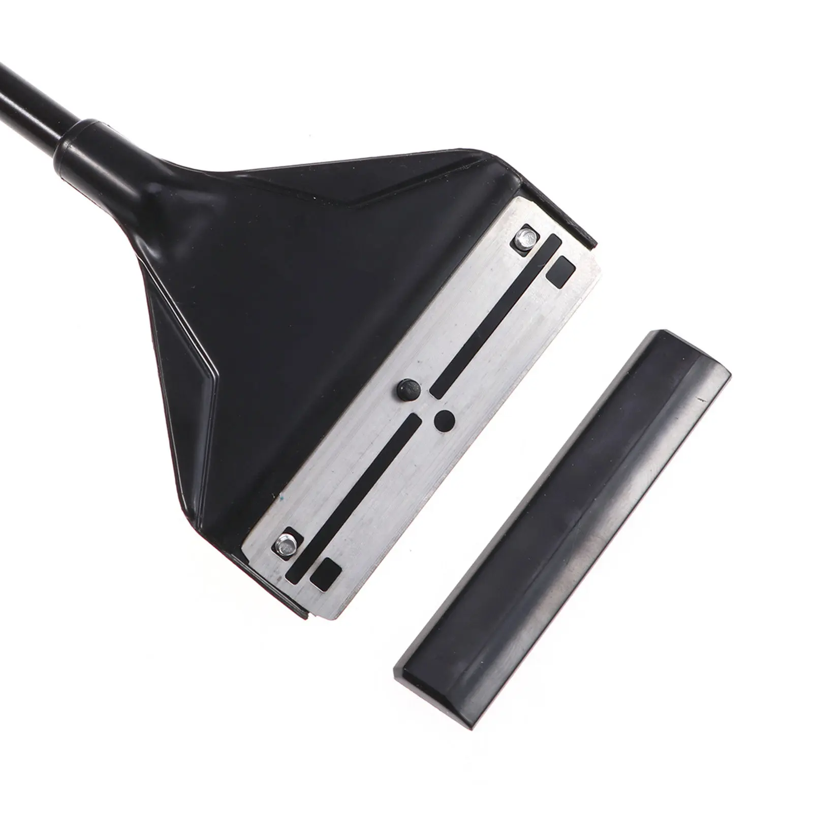 Professional Aquarium Algae Scraper Cleaner Brush Aluminum Magnesium Alloy Handle Adjustable Length Corner Brush 3 Way Angle