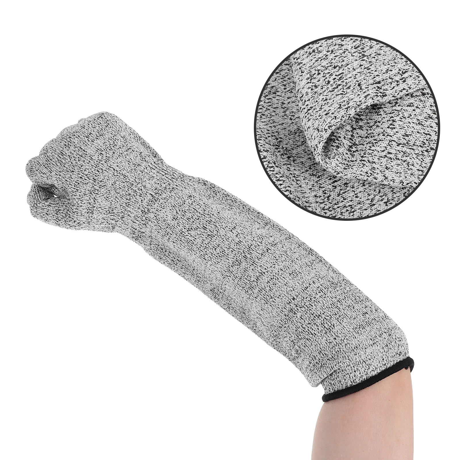 قفازات مقاومة للقطع المستوى 5 بأكمام طويلة قابلة للتنفس لحماية الذراع قفازات عمل آمنة لمطبخ البناء الصناعي