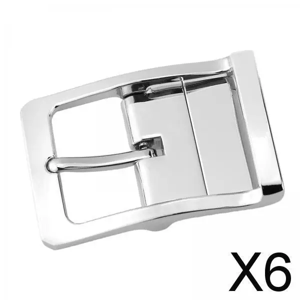 Hebilla de Cinturón Reversible para Hombre, de Aleación de Zinc con Acabado Antiguo, Rectangular, Accesorio para Cinturones de Cuero Clásicos e Informales