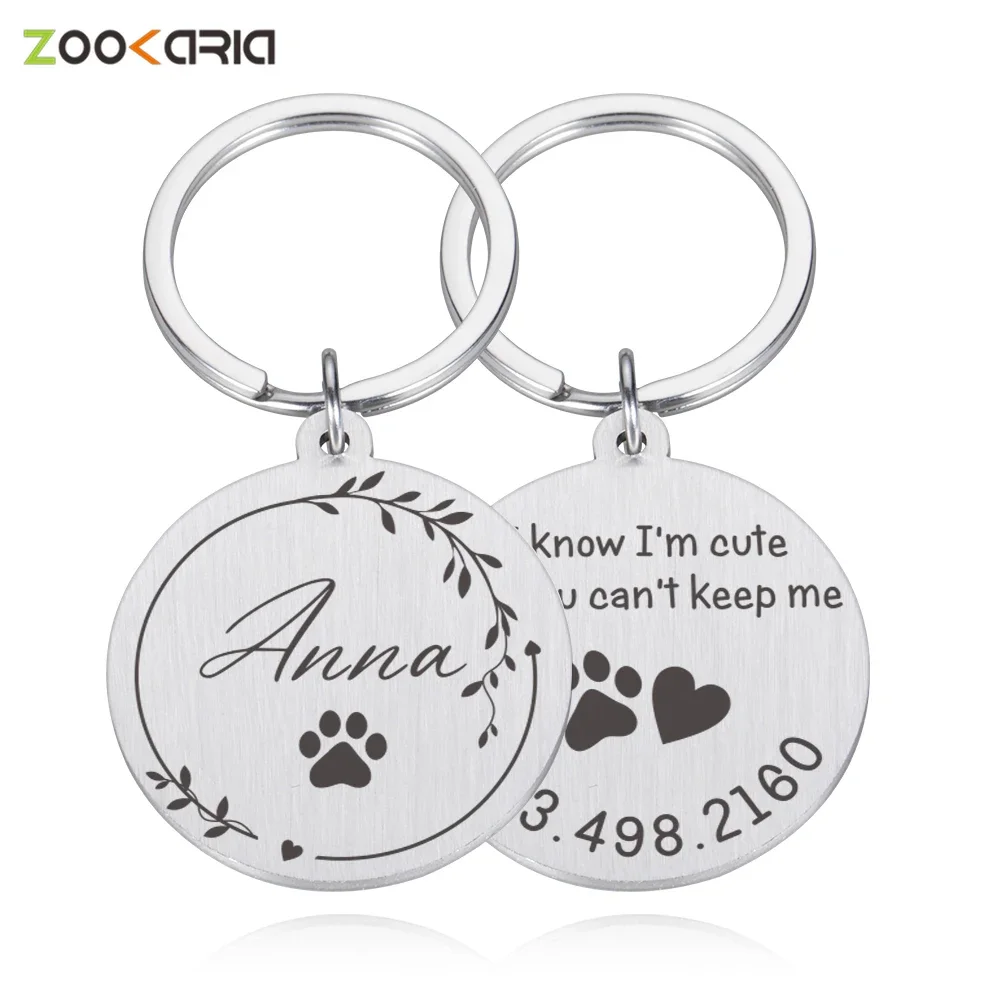 

Customized Pet Id Tag Cats Kitten Collar Tag Please Call My Mom.she Is Probably Crying Right Now Engraved Dog Name Phone Number