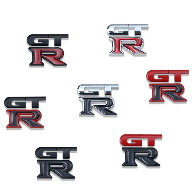 Metal Car Whole Body Side Rear Trunk Emblem Sticker for Nissan GTR Nismo X-Trail T31 Kicks Navara Juke Leaf Micra Sentra Decal