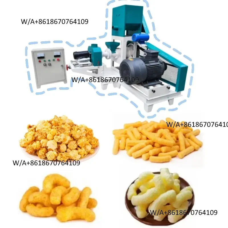 Steady OperationPuff Making Machine Professional Durable Corn Puff Extruder Machine With Motor Corn-Puff-Making-Machines