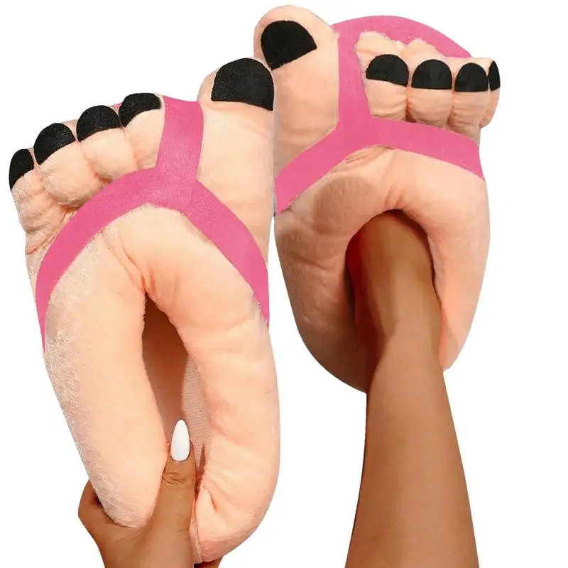 

Funny Toe Slippers For Adults Cute Warm Fluffy Slipper Shoes Plush Indoor Slippers For Men And Women Funny Slippers For winter