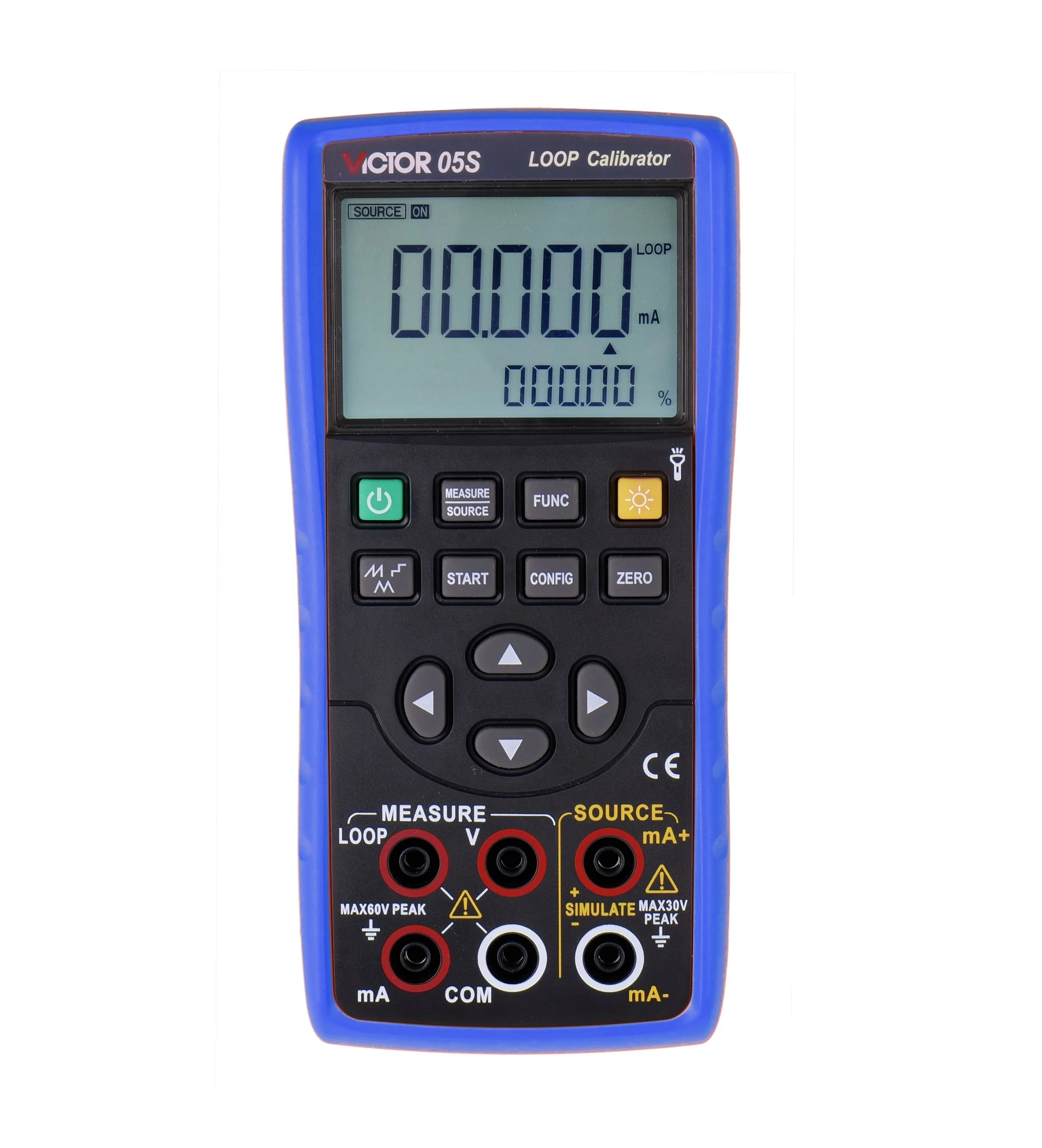 VICTOR 05S Multifunction Loop Process Calibrator DC Voltage and Current Output/Measurement Loop Multimeter Calibrator