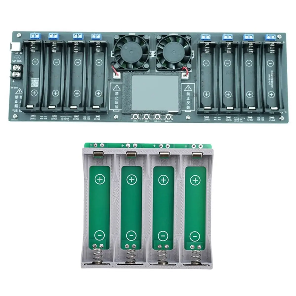 【oferta-del-dIa】~@-probador-de-resistencia-y-capacidad-de-baterias-18650-de-8-canales-soporte-para-21700-probador-de-resisten