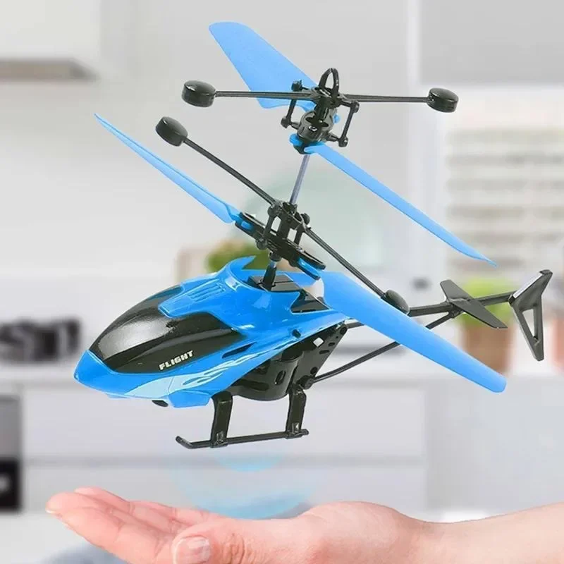 Dron de inducción infrarroja con sensor manual para niños, juguete de avión recargable, modelo de planeador de mosca de lanzamiento, regalo para niños al aire libre, 1 unidad