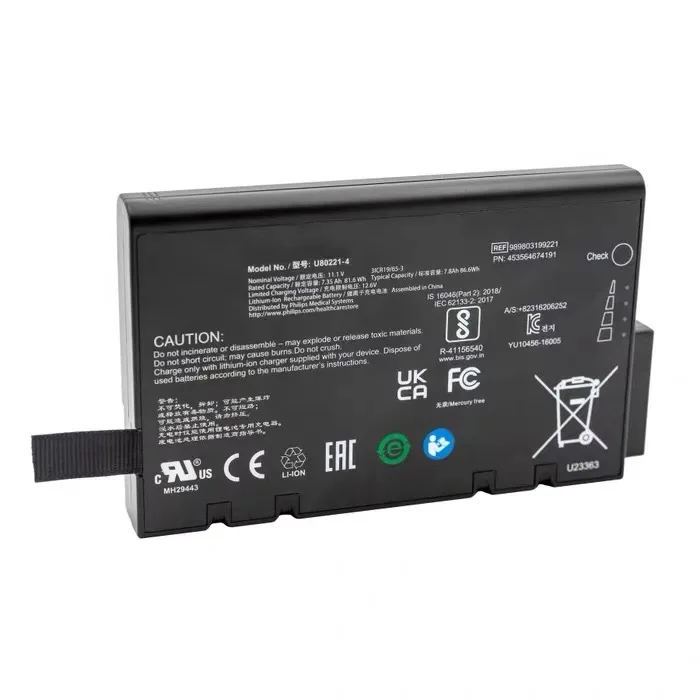 Vital Signs Monitor Battery For Philips U80221-4 EARLYVUE VS30 PageWriter TC20  TC30 TC40 TC50 TC70 Battery 989803199221