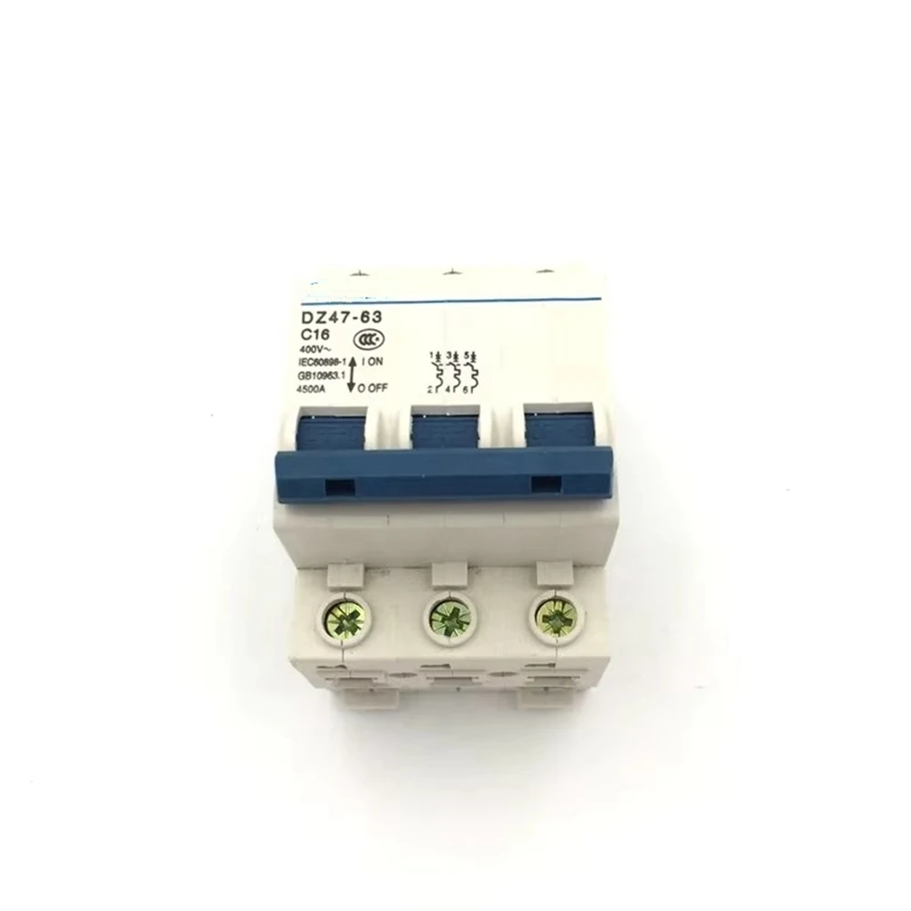 DZ47 3P 6A 10A 16A 20A 25A 32A 40A 63A Circuit Breaker AC MCB safety Breaker C Type C45