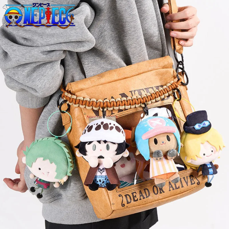 

Original One Piece Luffy Shoulder Bag Anime Peripheral Multi-Functional Storage Bag Cartoon Toy Bag Role Playing Props Gift