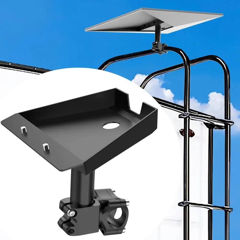 

For Starlink Gen 3 Metal Mount Kit Round Tube Pipe Adapter Installation Bracket For Rv Roof Top Bracket Fixing Clip Stand G4s7