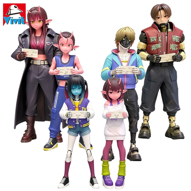 System Service VIVIT Milky Subway: The Galactic Limited Express Chiharu Manatsu Kanata Kato Max McAllister Akane PVC Anime Toy