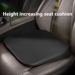 Car Seat Cushion Ice Silk Slant Elevating Pad For Long Term Driving Buttocks Pain Relief Comfort Seat Pad Automotive Interior