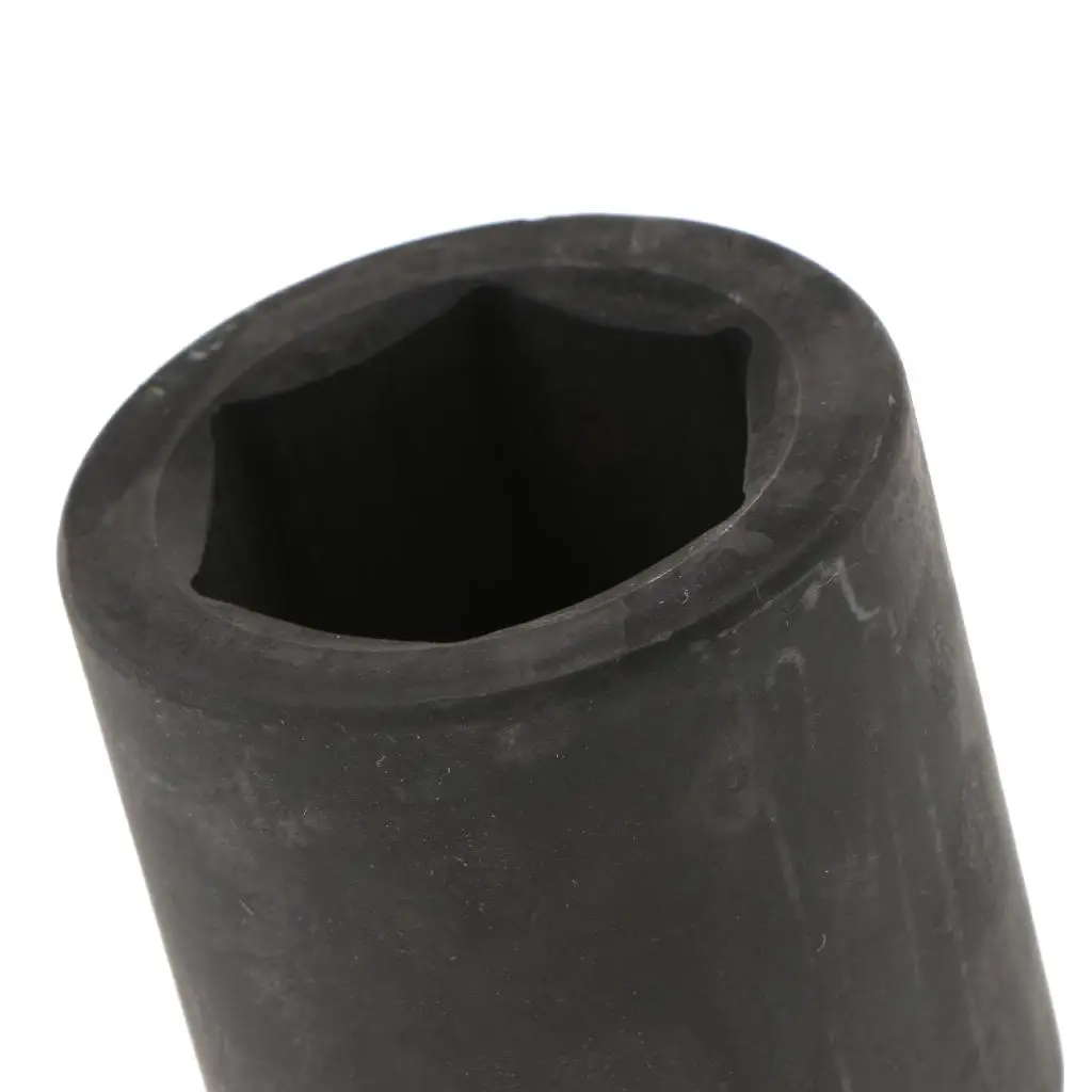 Alloy 6 Point Deep Impact Socket Metric Single Hex Metal Sleeve for Air Wrench and Mechanic Tools