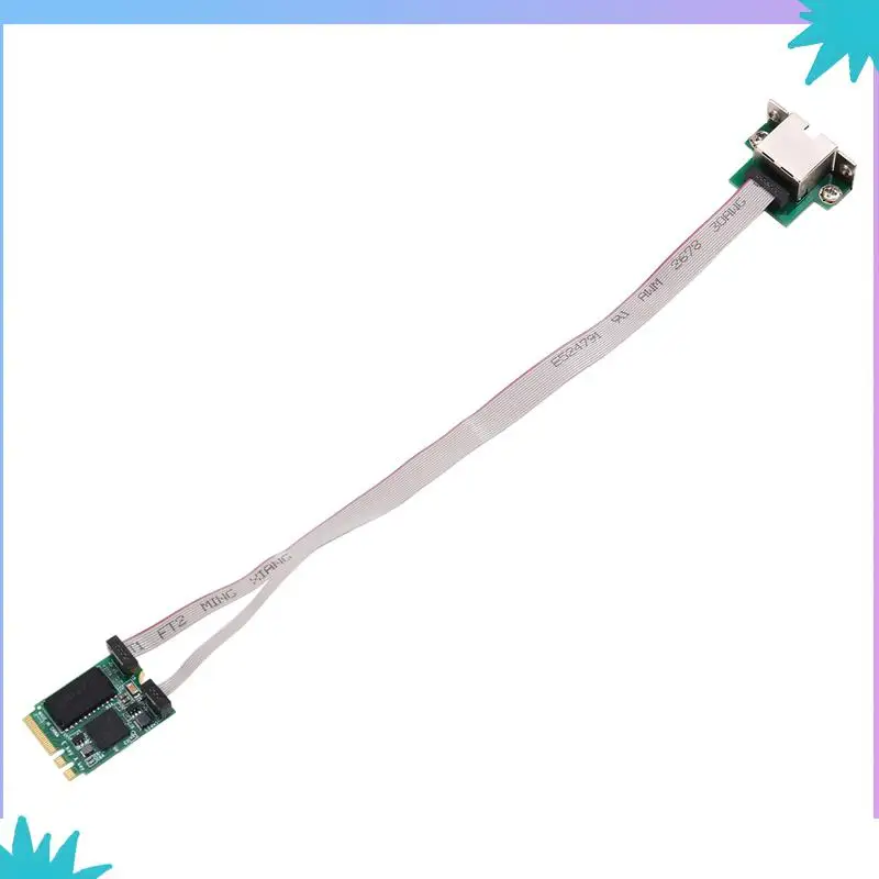 بطاقة إيثرنت ABZW RTL8126 Chip M.2 A+E KEY، شبكة جيجابت RJ45 بسرعة 5 جيجابت في الثانية، تدعم تمهيد PXE بدون قرص لـ Win10/8/7