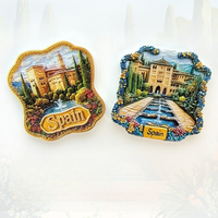 Spanish Palace Travel Commemorative Refrigerator Stickers Alhambra Palace Magnetic Stickers Companion Gift Collection