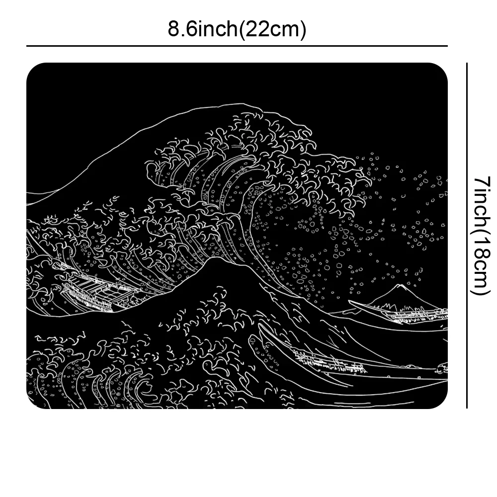 Large Extended Gaming Mouse Pad with Stitched Edges image