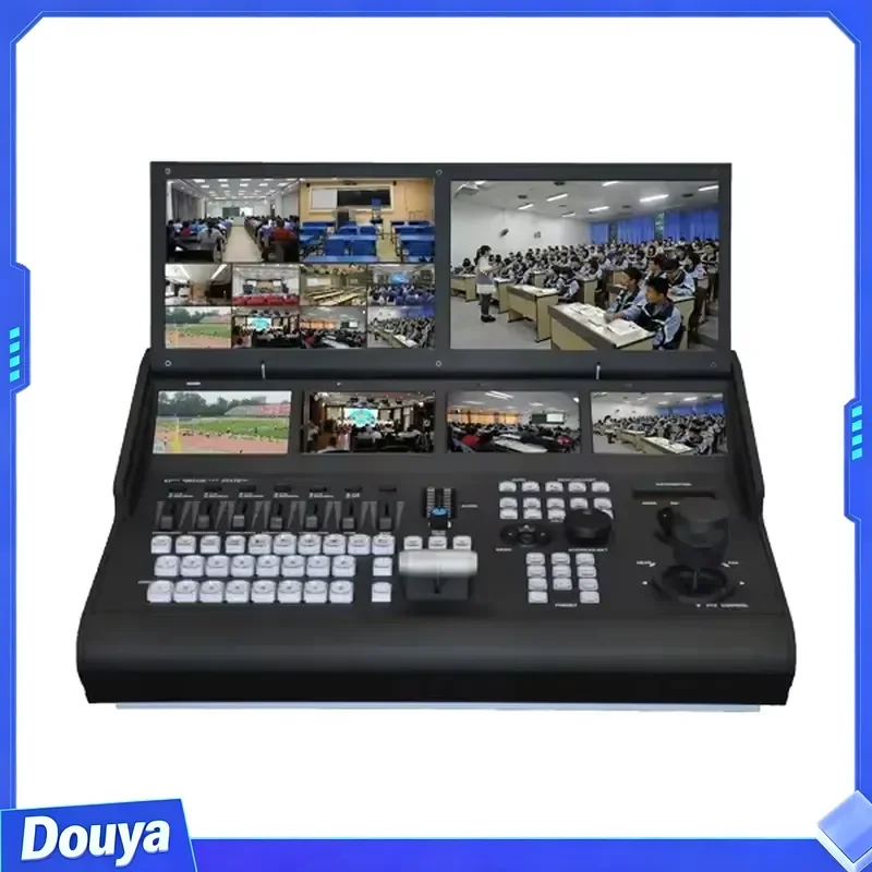 Video Audio in Sync, Video Recording, RTMP Live Streaming, , SDI Portable Workstation Mixer Console with SD/TF Memory Card