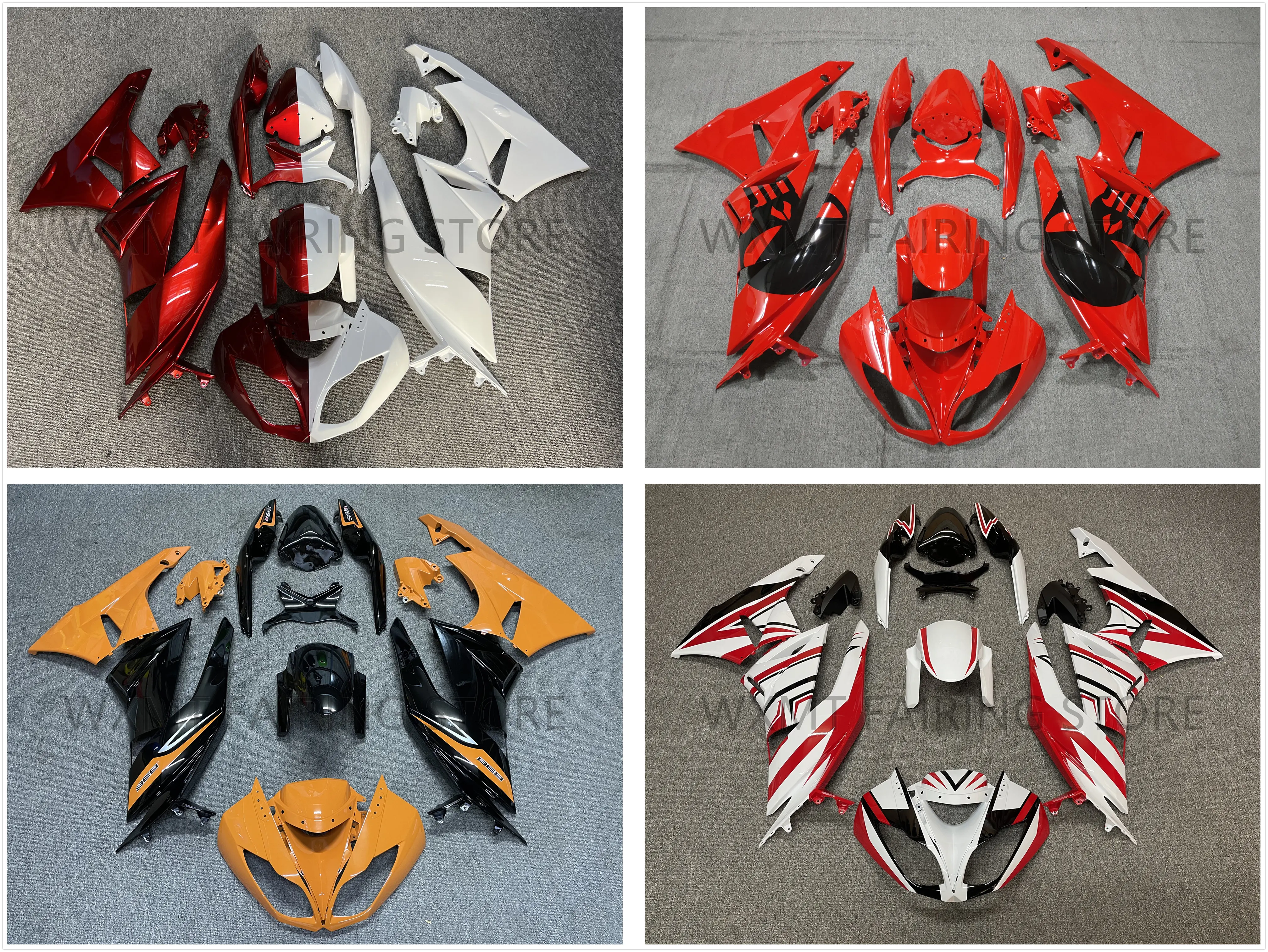 NEW ABS Motorcycle Injection mold Fairings Kit fit for Ninja ZX-6R 2009 2010 2011 2012 ZX6R zx 6r 636 bodywork full fairing kits