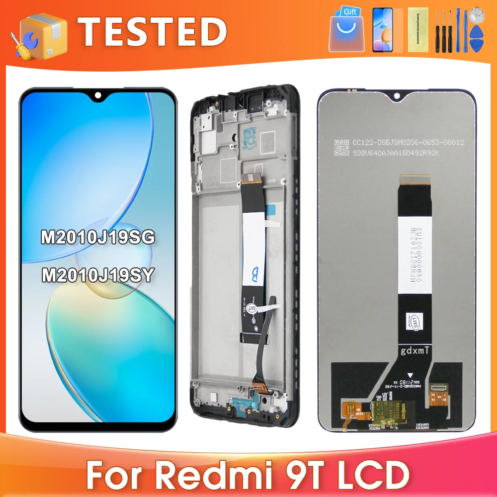 6.53\'\'For Xiaomi Redmi 9T For Poco M3 J19S M2010J19SG LCD Display Touch Screen Digitizer Assembly Replacement