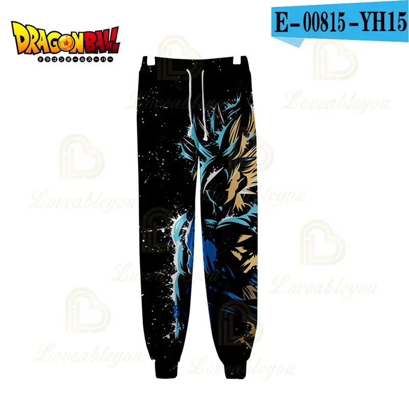 Goku Vegeta IV Super Saiyan Casual Trousers Dragon Ball Z Jogging Pants Broly Printed Sweatpant Workout Running Sport Clothing