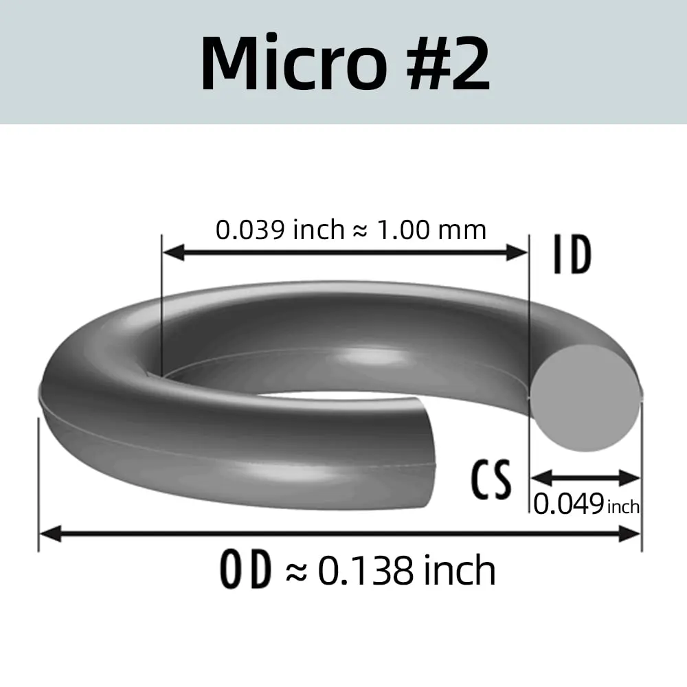 O-Ring, Black Nitrile Buna-n, 0.029\