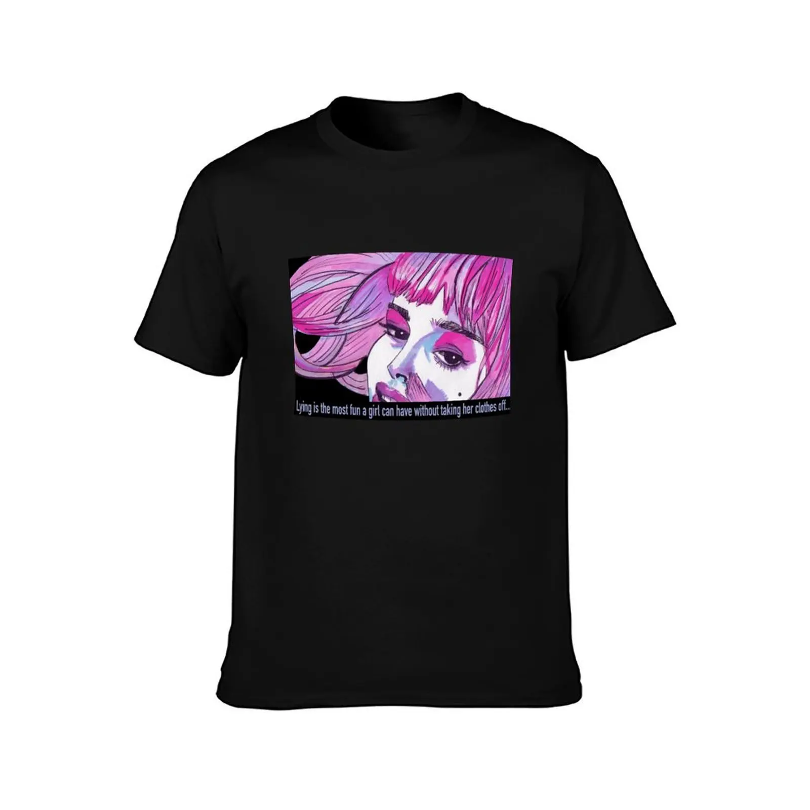Lying T-Shirt Christmas Theme Tee Top T-Shirt