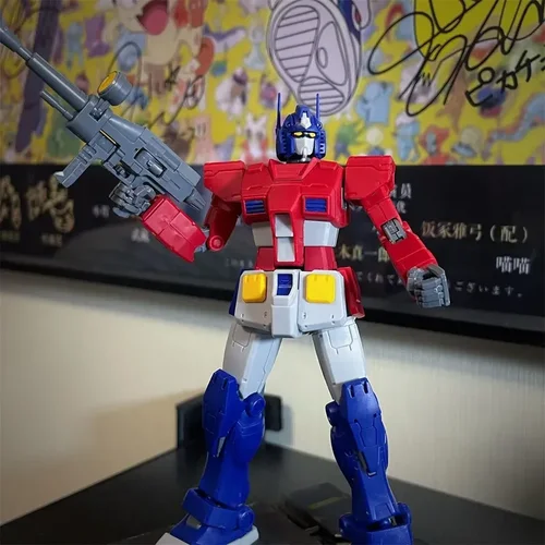 GTO Ganso 옵티머스 프라임 컬러 구성표, RX-78-2 HG 1/144 조립 모델, 액션 피규어 장식 장난감 선물, 수집용 