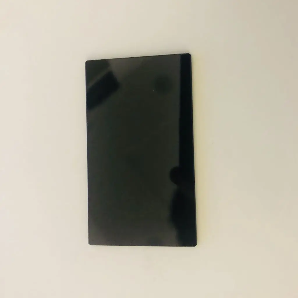 5 pezzi dimensioni totali 34.5x59.8x2mm 315nm passaggio luce UV vetro filtro nero ZWB1