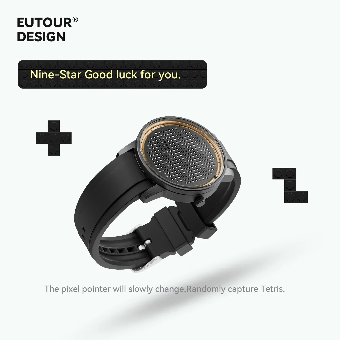 EUTOUR New Magnetic Fashion Casual Quartz Watch Simple Men's Watches Silicone Strap Unisex Watches